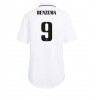 Damen Fußballbekleidung Real Madrid Karim Benzema #9 Heimtrikot 2022-23 Kurzarm